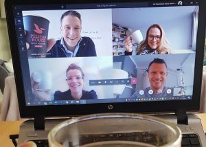 Digitaal bakje koffie